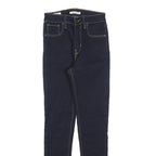 LEVI'S 721 Womens Jeans Blue Slim Skinny Denim Raw W25 L28 Classic Cut