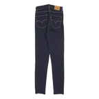 LEVI'S 721 Womens Jeans Blue Slim Skinny Denim Raw W25 L28 Classic Cut