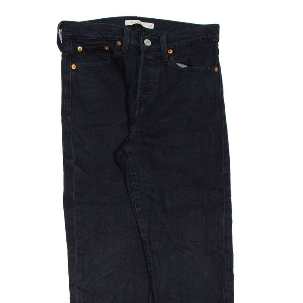 LEVI'S BIG E Womens Jeans Black Regular Straight W25 L22