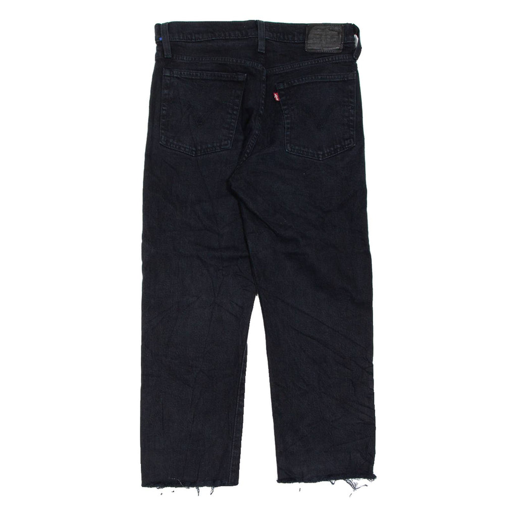 LEVI'S BIG E Womens Jeans Black Regular Straight W25 L22