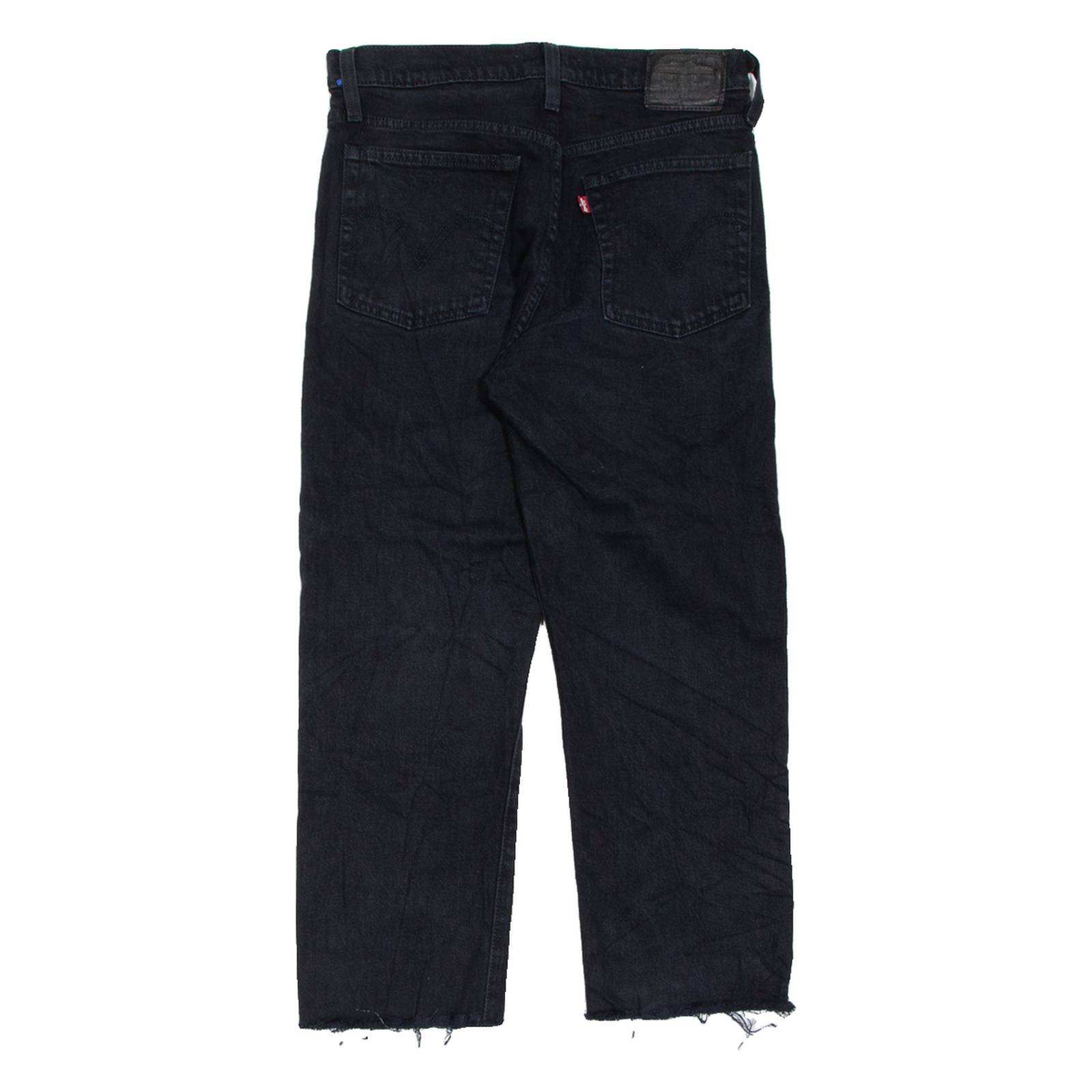 LEVI'S BIG E Womens Jeans Black Regular Straight W25 L22