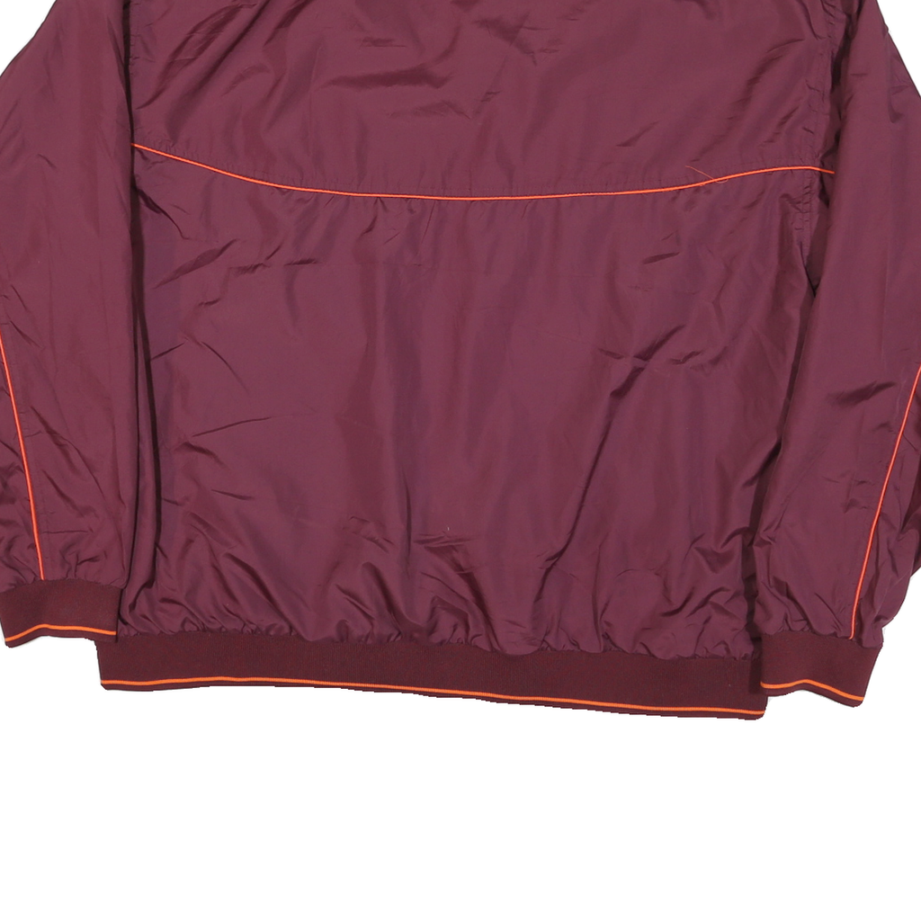 RED OAK Mens Maroon Virginia Tech VT V-Neck XL Pullover Sweatshirt Lightweight