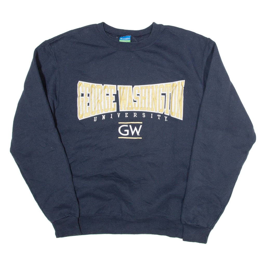 CHAMPION George Washington University Mens Sweatshirt Blue USA M