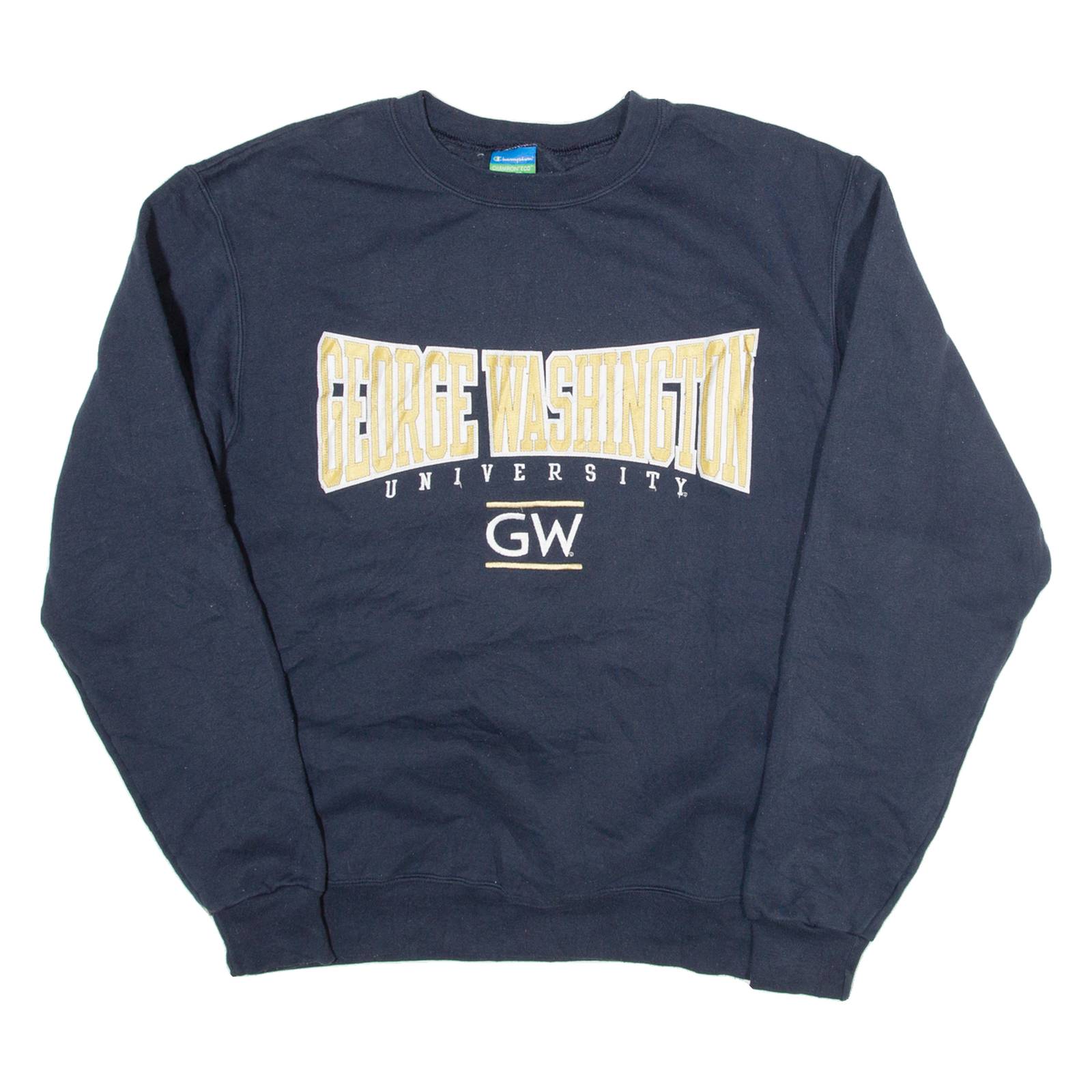 CHAMPION George Washington University Mens Sweatshirt Blue USA M