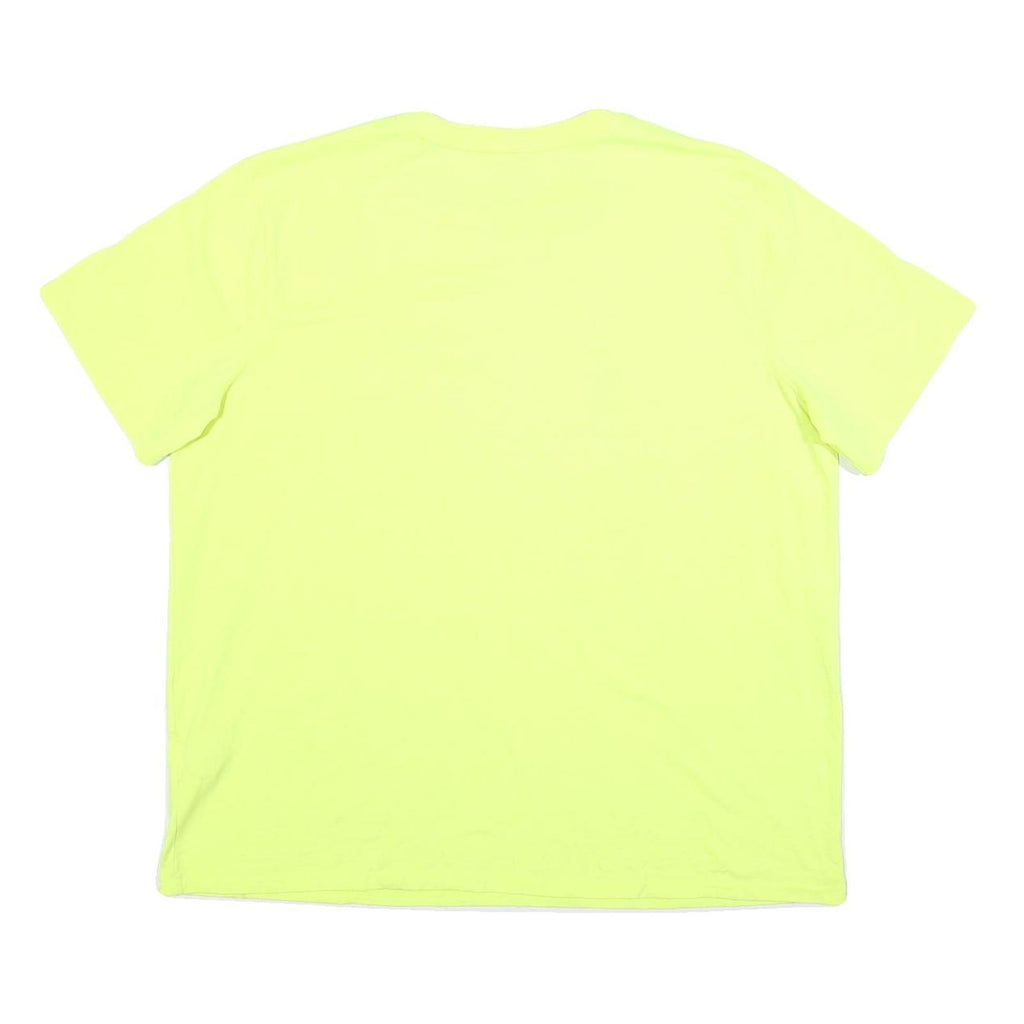 CARHARTT Womens Yellow Pocket T-Shirt 2XL Short Sleeve Crew Neck Cotton Casual