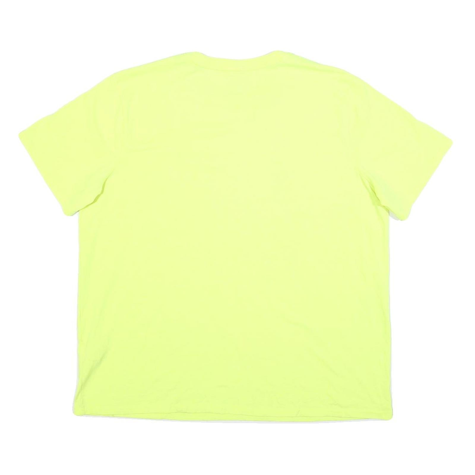 CARHARTT Womens Yellow Pocket T-Shirt 2XL Short Sleeve Crew Neck Cotton Casual