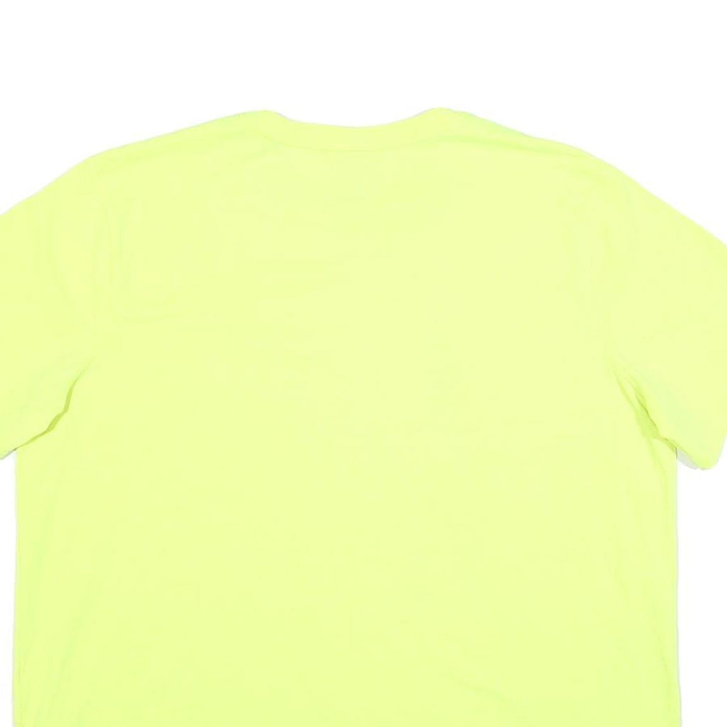 CARHARTT Womens Yellow Pocket T-Shirt 2XL Short Sleeve Crew Neck Cotton Casual