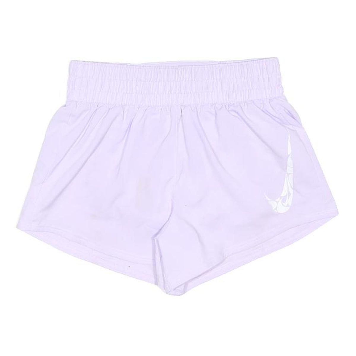 NIKE Womens Shorts White XS W26 Casual Plain Lightweight Sporty