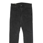 LEVI'S 512 Big E Mens Jeans Black Slim Skinny Denim W32 L32 Classic Style