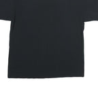 GILDAN Mens Black Rolling Stones Graphic T-Shirt L Short Sleeve Crew Neck