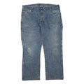 DICKIES Mens Jeans Blue Regular Straight Denim Medium W40 L32 Workwear