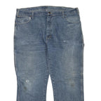 DICKIES Mens Jeans Blue Regular Straight Denim Medium W40 L32 Workwear