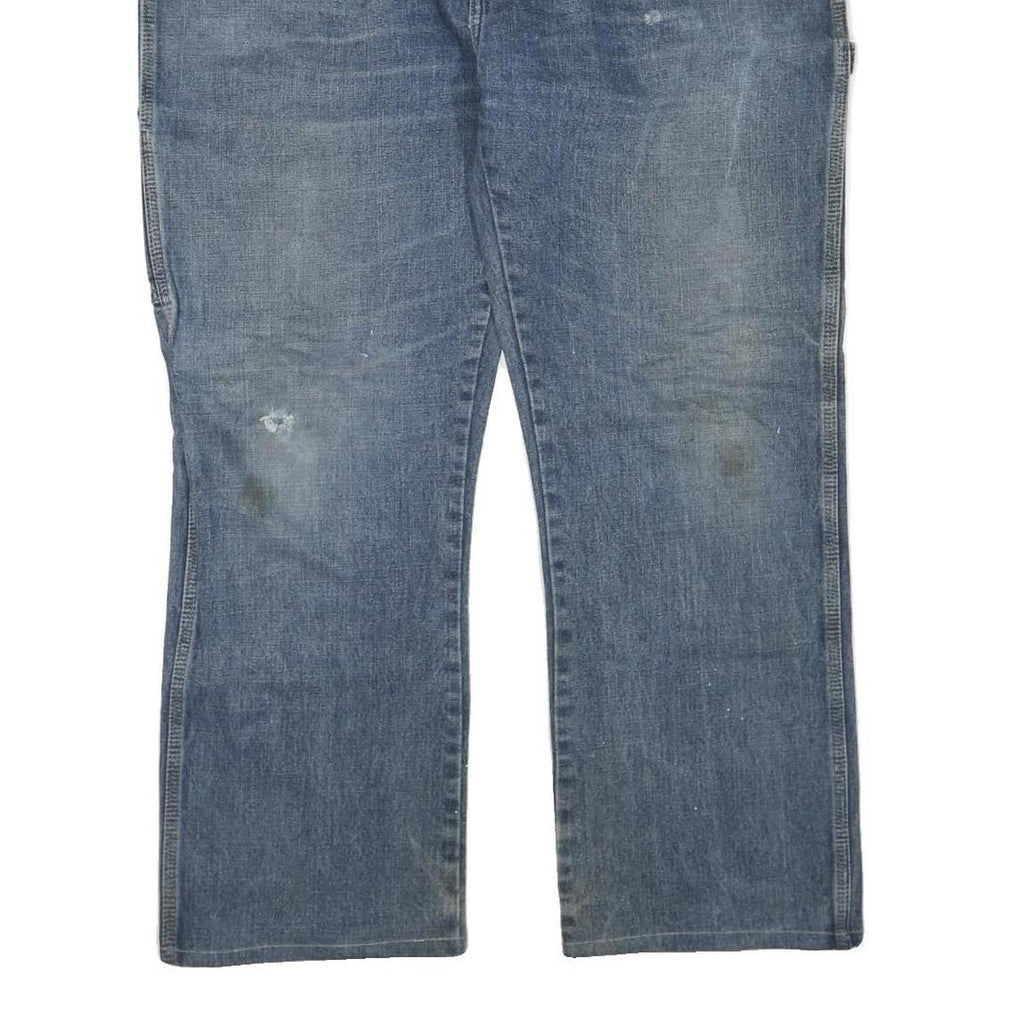 DICKIES Mens Jeans Blue Regular Straight Denim Medium W40 L32 Workwear