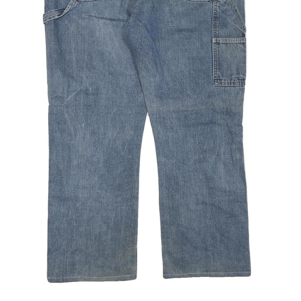 DICKIES Mens Jeans Blue Regular Straight Denim Medium W40 L32 Workwear