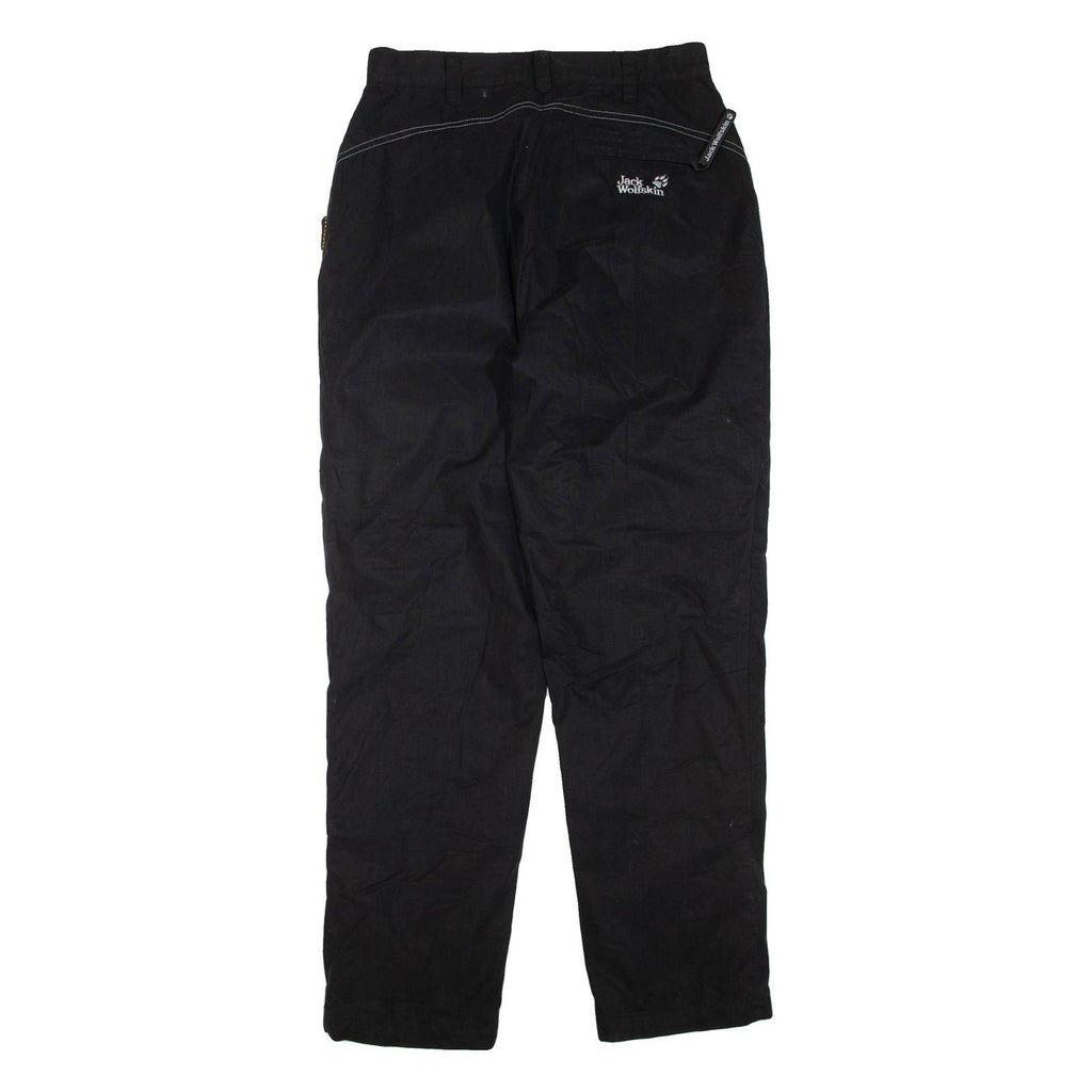 JACK WOLFSKIN Womens Trousers Black Regular Straight W28 L31