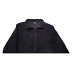 WOOLRICH Womens Black Outdoor Fleece Jacket M Acrylic Blend Stand-Up Collar Zip