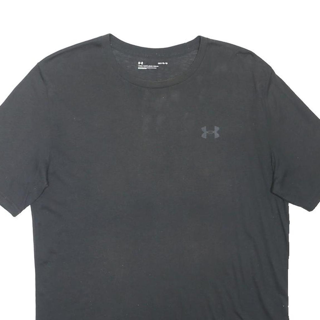 UNDER ARMOUR Mens Black Classic T-Shirt L Short Sleeve Crew Neck Sportswear