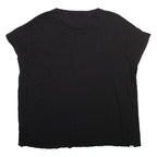 PUMA Womens T-Shirt Black Crew Neck 2XL