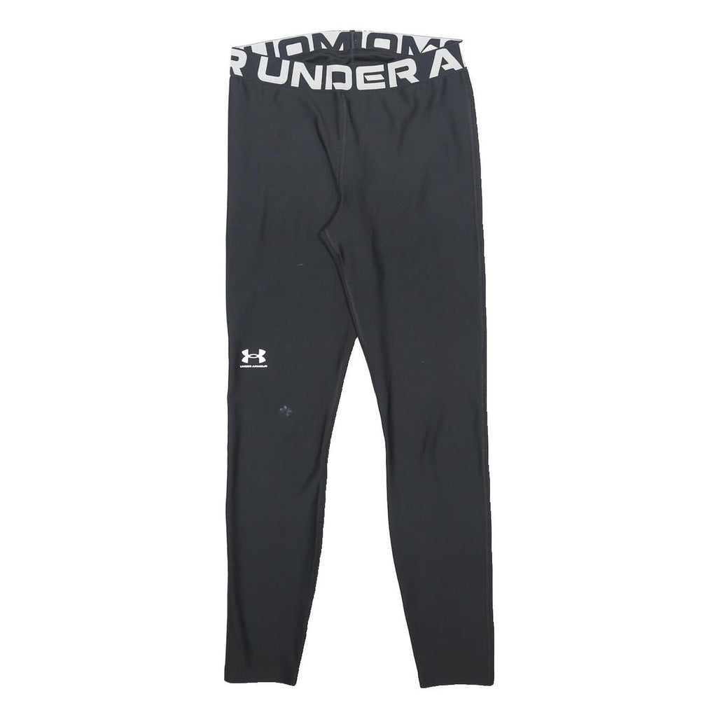 UNDER ARMOUR Womens Leggings Black Slim Tapered M W25 L27 Gym Leggings