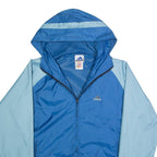 ADIDAS Womens Pullover Jacket Blue Hooded S