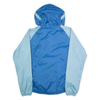 ADIDAS Womens Pullover Jacket Blue Hooded S