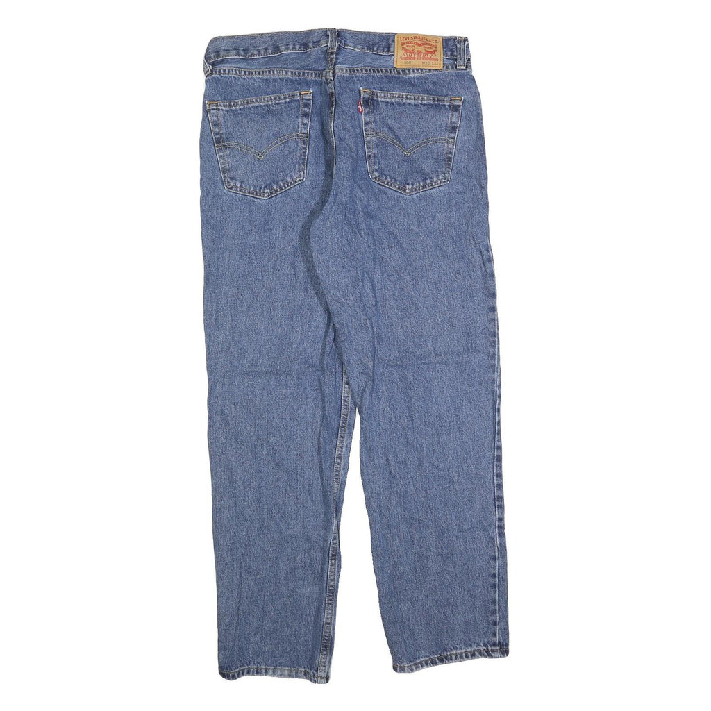 LEVI'S 550 Straight Mens Jeans Blue Relaxed Straight Denim Medium W35 L32