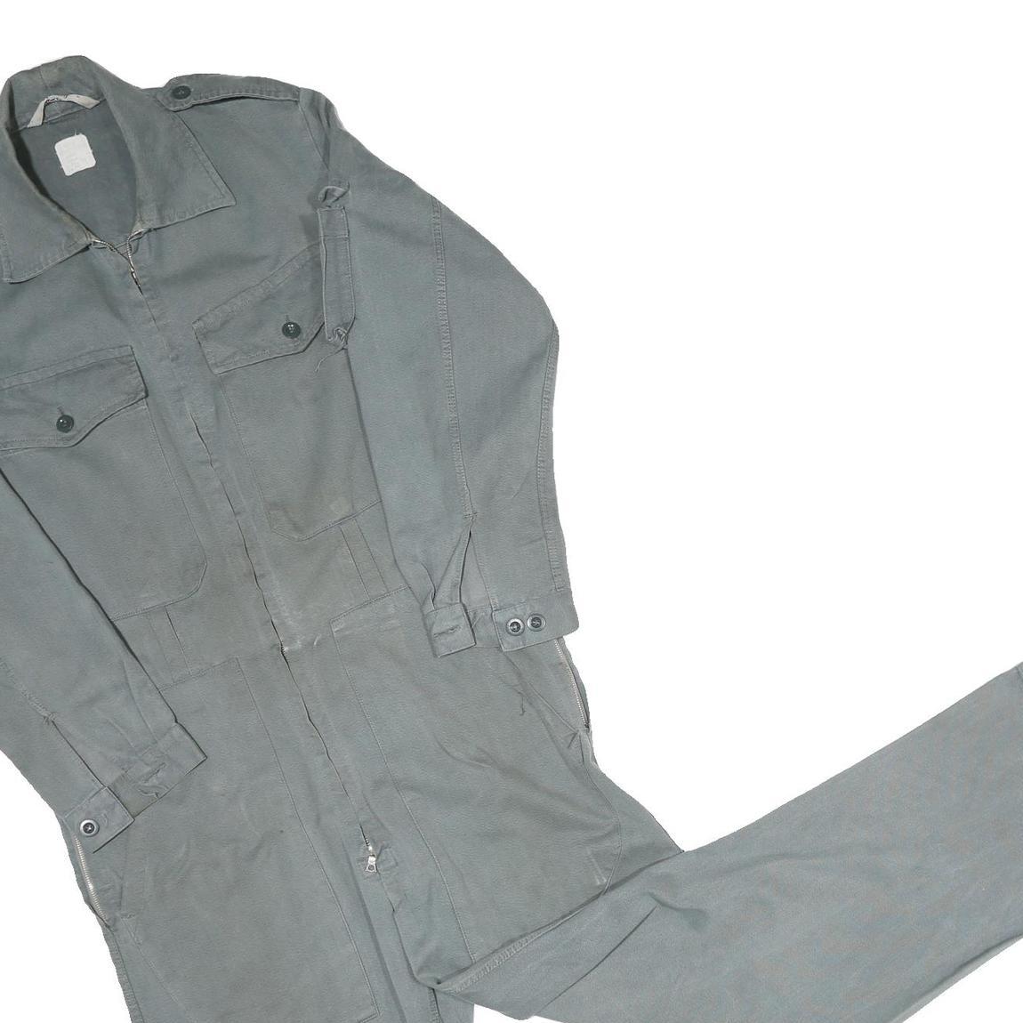 SPILAG Mens Grey Cotton Long Sleeve Regular Fit Dungarees L W38 L31 Workwear