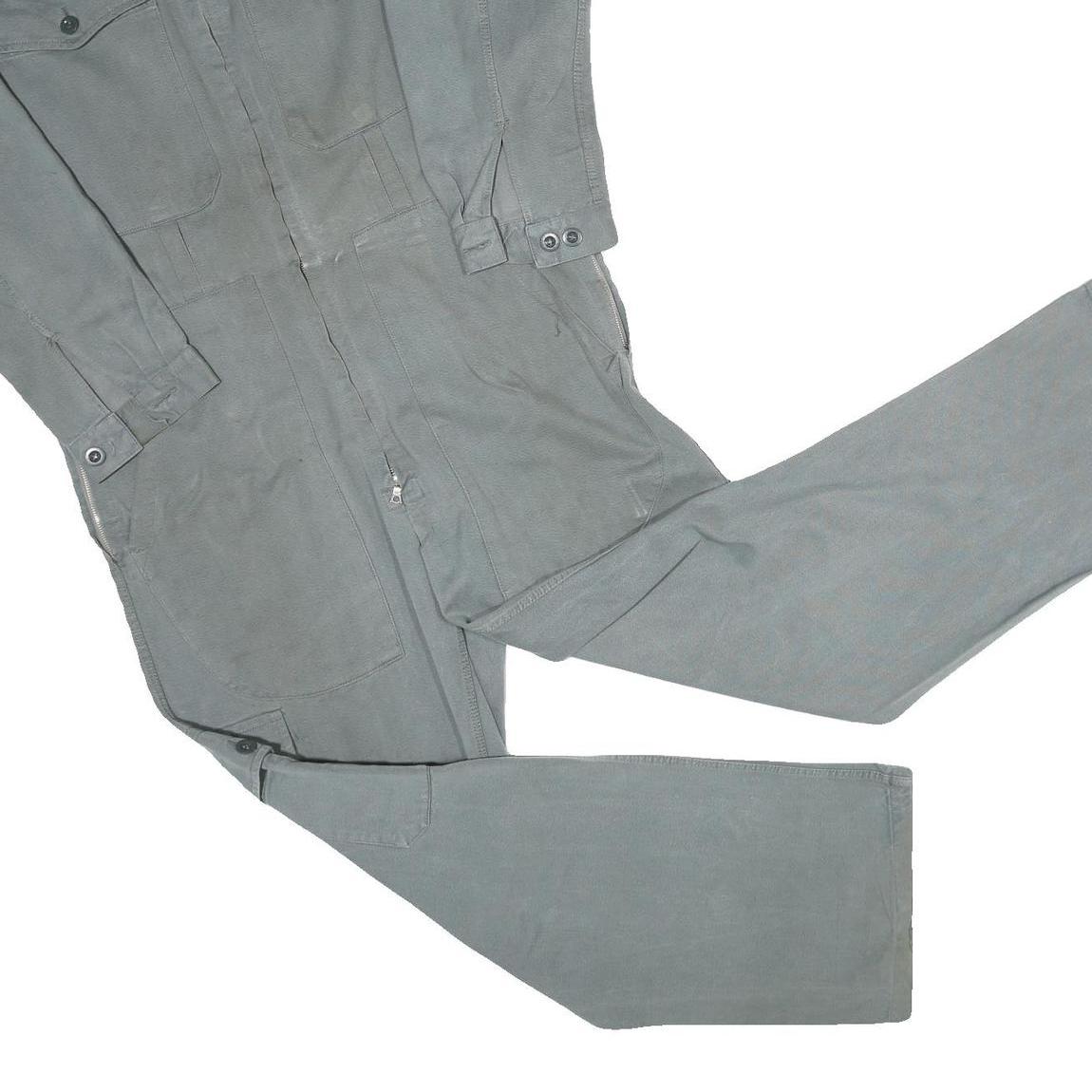 SPILAG Mens Grey Cotton Long Sleeve Regular Fit Dungarees L W38 L31 Workwear