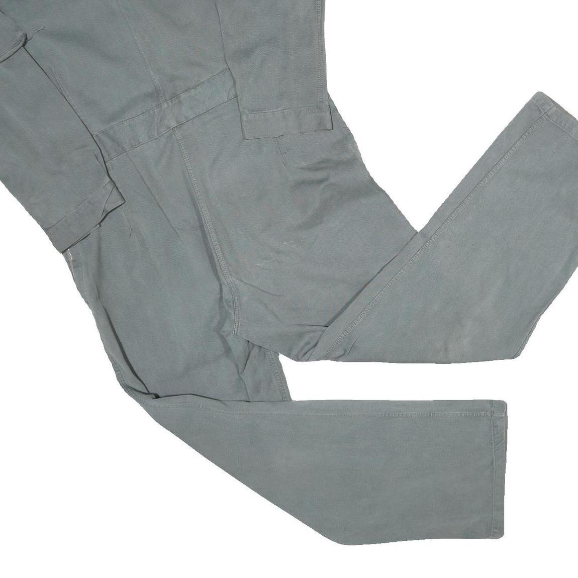 SPILAG Mens Grey Cotton Long Sleeve Regular Fit Dungarees L W38 L31 Workwear