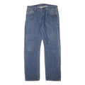 LEVI'S 501 Mens Jeans Blue Regular Straight Denim Medium W34 L30 Classic Button