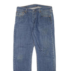 LEVI'S 501 Mens Jeans Blue Regular Straight Denim Medium W34 L30 Classic Button