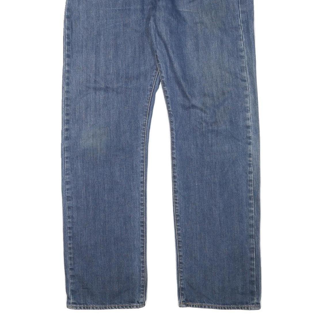 LEVI'S 501 Mens Jeans Blue Regular Straight Denim Medium W34 L30 Classic Button