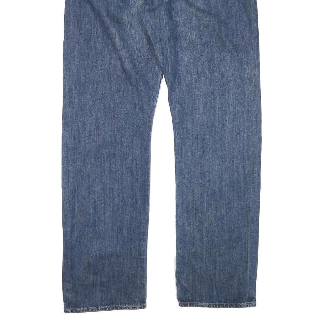 LEVI'S 501 Mens Jeans Blue Regular Straight Denim Medium W34 L30 Classic Button