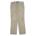 PACIFIC MOTION Cargo Womens Trousers Brown Regular Straight W34 L32