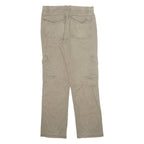PACIFIC MOTION Cargo Womens Trousers Brown Regular Straight W34 L32