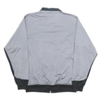 KAPPA Mens Grey & Black Sports Track Jacket L Polyester Zip Plain