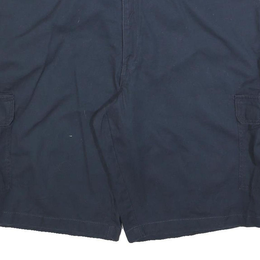 DICKIES Mens Shorts Blue Cargo Cotton Blend 2XL W44 Workwear Casual