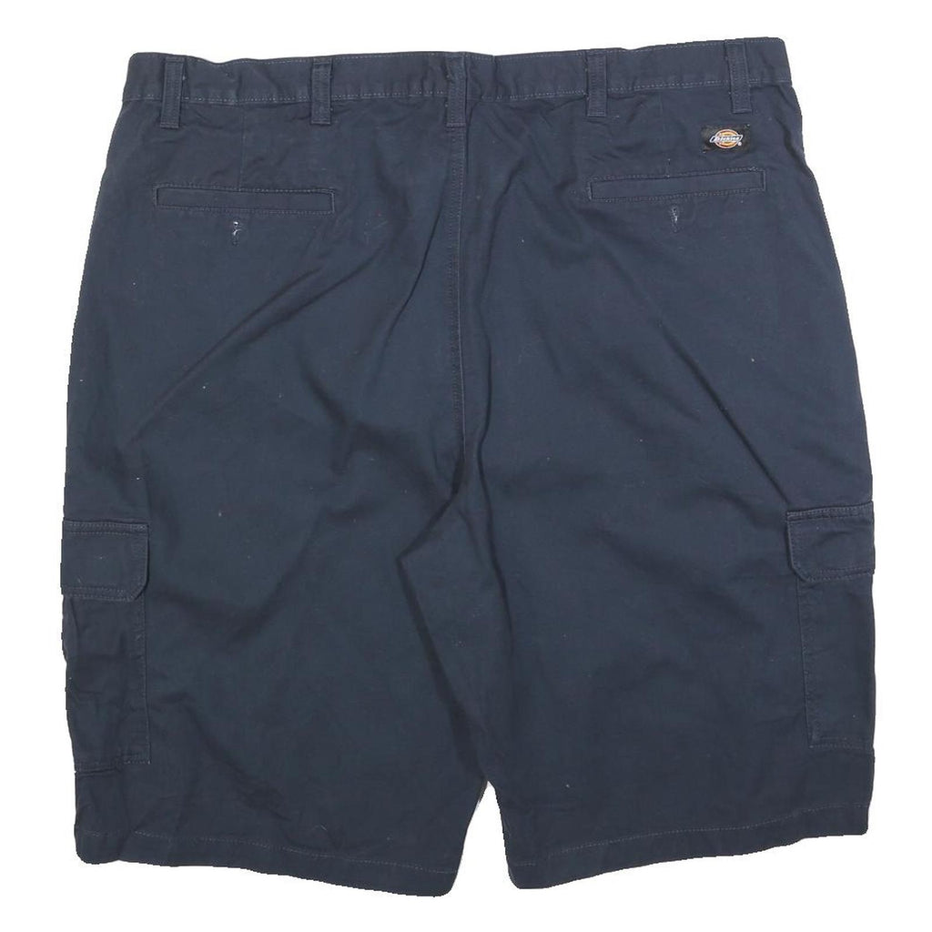 DICKIES Mens Shorts Blue Cargo Cotton Blend 2XL W44 Workwear Casual