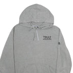 THE NORTH FACE Mens Grey Truly Hard Seltzer Pullover Hoodie L Casual Sweatshirt