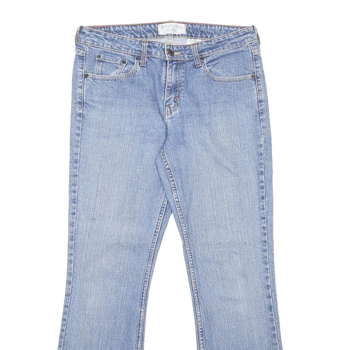 LEVI'S Womens Jeans Blue Regular Bootcut Denim Medium W32 L31 Classic Zip Cotton