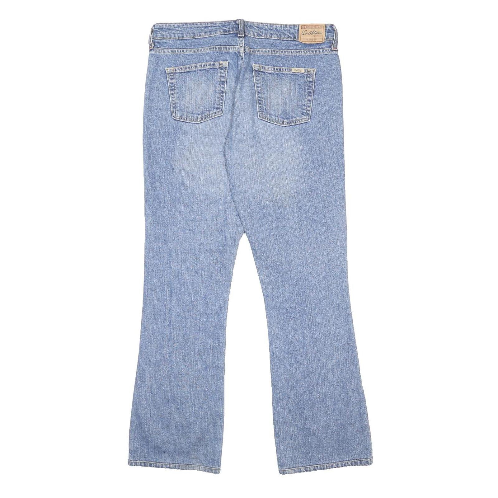 LEVI'S Womens Jeans Blue Regular Bootcut Denim Medium W32 L31 Classic Zip Cotton