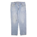 LEVI'S 594 Mens Regular Light Blue Denim Jeans W38 L32 Classic Zip Closure