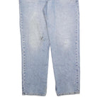 LEVI'S 594 Mens Regular Light Blue Denim Jeans W38 L32 Classic Zip Closure
