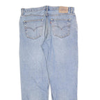 LEVI'S 594 Mens Regular Light Blue Denim Jeans W38 L32 Classic Zip Closure