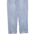 LEVI'S 594 Mens Regular Light Blue Denim Jeans W38 L32 Classic Zip Closure