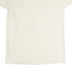 Mens White Cotton Funny Bunny Graphic T-Shirt XL Short Sleeve Crew Neck