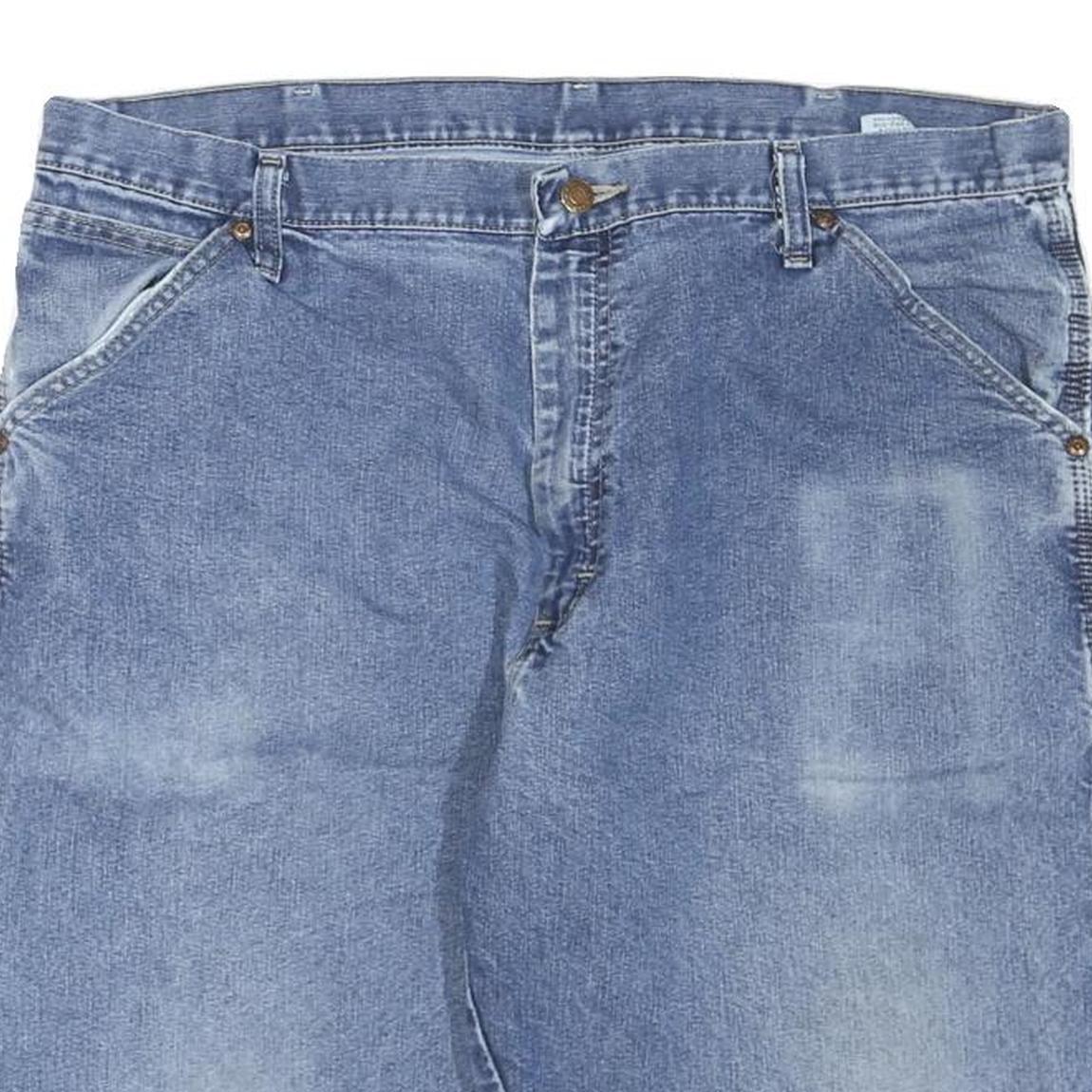 WRANGLER Mens Denim Blue Carpenter Style Size L W38 Cotton Blend Shorts