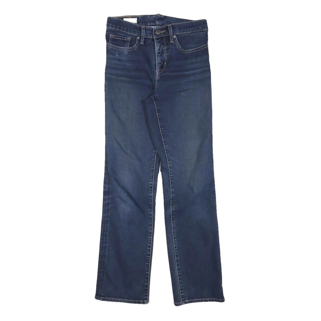 LEVI'S Womens Jeans Blue Regular Straight Denim Medium W26 L28 Classic Fit Zip