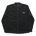 ADIDAS Womens Black Jacket XL Polyester Blend Plain Zip Track Style