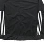 ADIDAS Womens Black Jacket XL Polyester Blend Plain Zip Track Style
